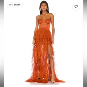 For Love and Lemons exquisite statement dress